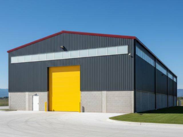 Galpón de estructura metálica