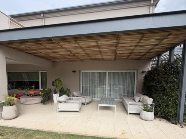 Pergola con perfil W