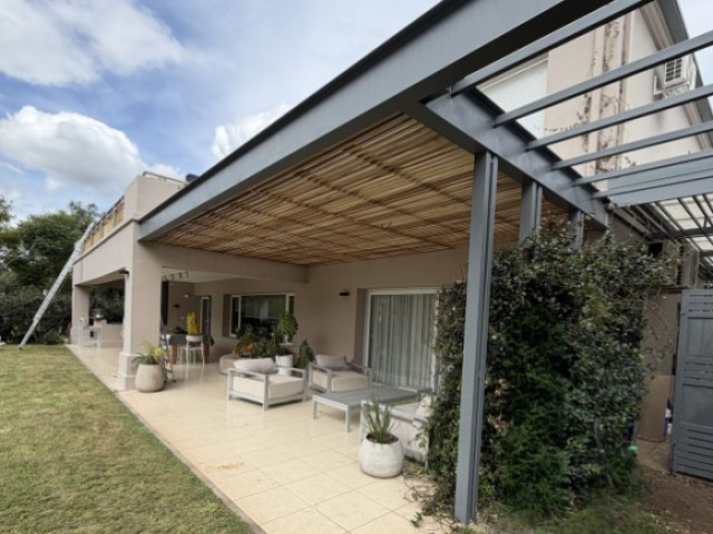Pergola con perfil W