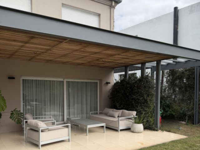 Pergola con perfil W